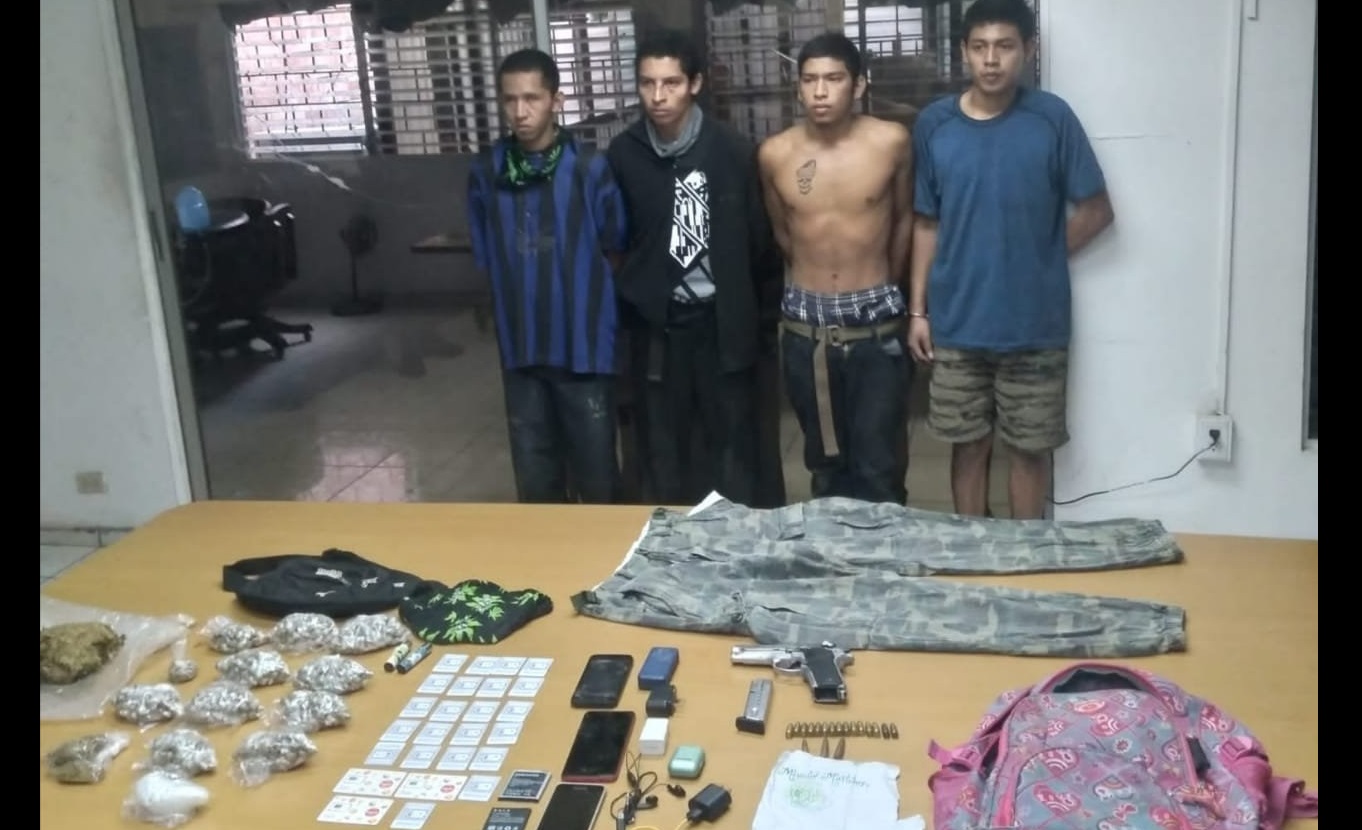 Militares y policías capturan a 4 miembros de la MS en Quezaltepeque
