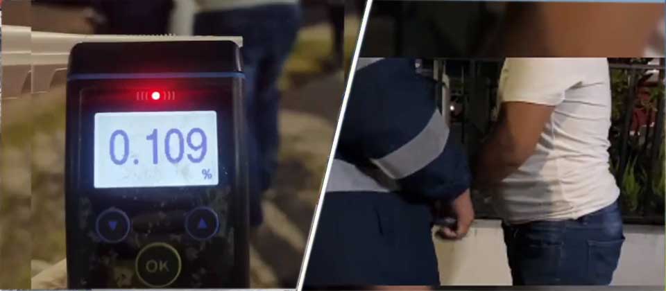 Detienen a conductor por manejar en estado de ebriedad en San Salvador