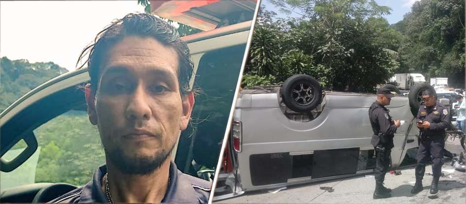 Detienen a sujeto responsable de volcar a un microbús escolar en Los Chorros