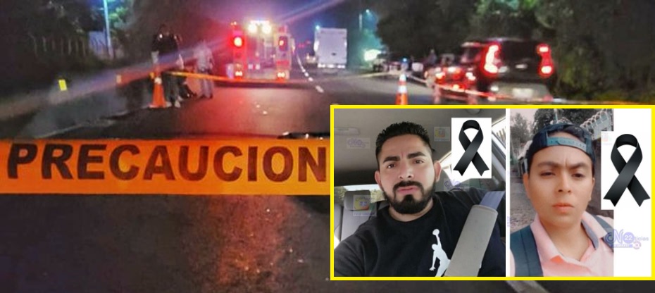 Ellos eran los hermanos García, quienes perdieron la vida en accidente esta madrugada