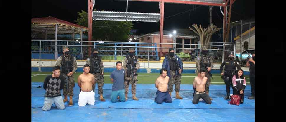 Amplio operativo policial permite la captura de terroristas responsables de un crimen en Comasagua