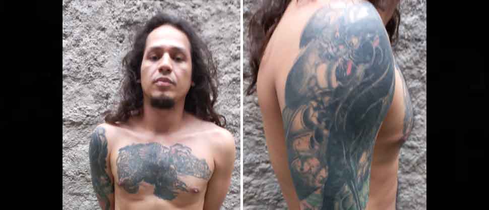 Militares ubican a gatillero que intentó ocultar sus tatuajes del Barrio 18