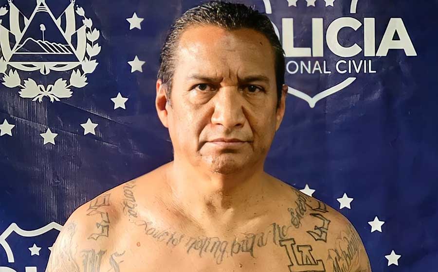 Capturan a veterano miembro de la MS-13 en Santa Tecla