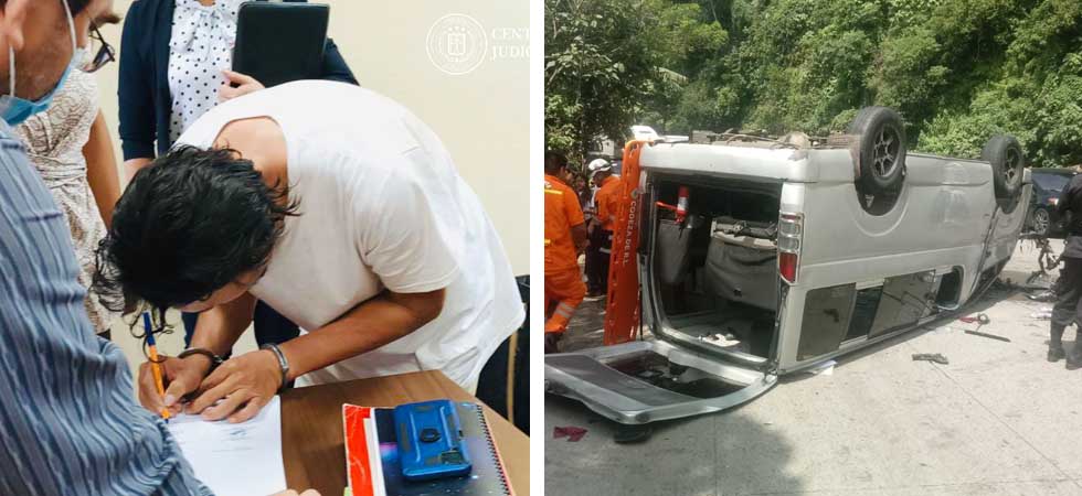 Conductor de microbús escolar accidentado en Los Chorros deberá pagar $1,600 por lesiones