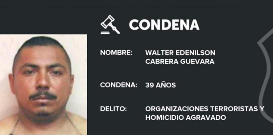 Juez impone 39 años de prisión para marero que acabó con un rival al interior de una cervecería