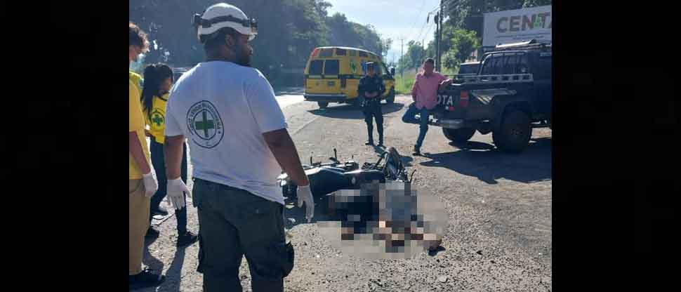 Accidente de tránsito deja motociclista fallecido en carretera Panamericana