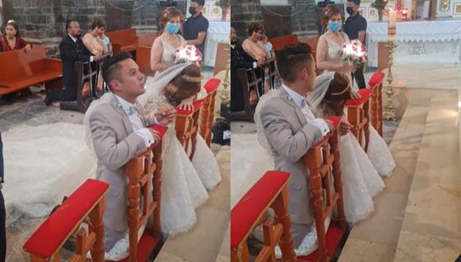 Apunto de dar el “sí”, novia se desmaya en el altar