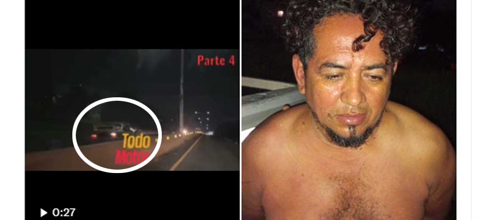 Capturan a sujeto que fue grabado circulando en sentido contrario en el bulevar Monseñor Romero