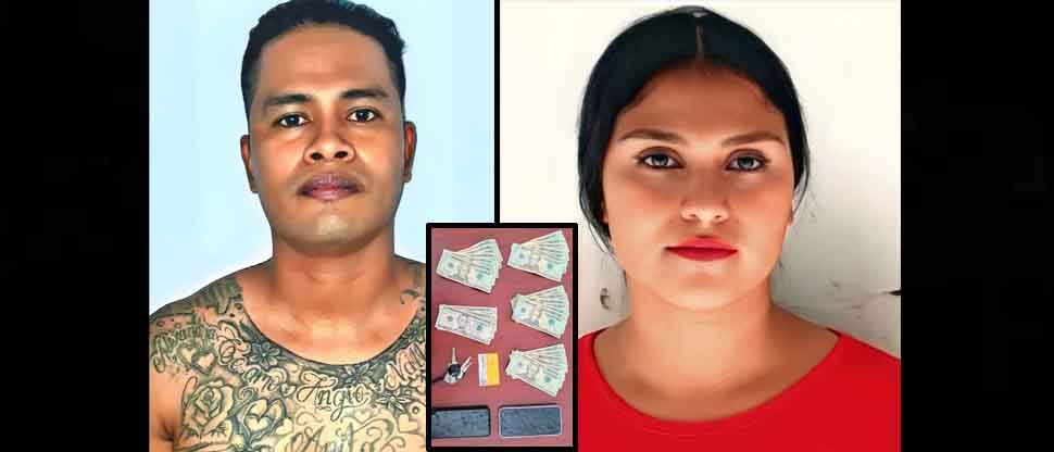 Palabrero y su jaina son capturados momentos después de recoger más de $400 de extorsión