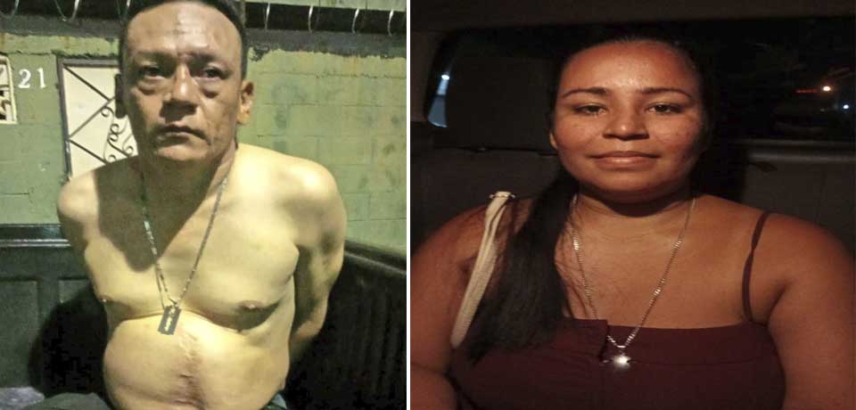 Capturan a pareja responsable del crimen registrado en San Salvador
