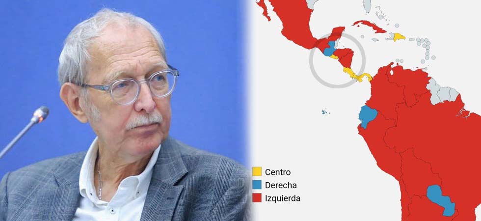 Paolo Lüers se enoja porque mapa dice que El Salvador no es de izquierda ni derecha