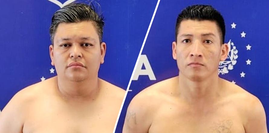 Caen en manos de la justicia par de mareros de la 18R