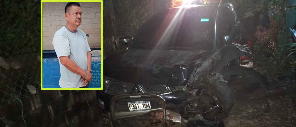 Exalcalde de ARENA es capturado por conducir borracho y atropellar a un anciano, quien perdió la vida
