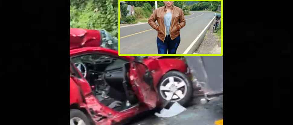 Ella era Roxana, mujer que perdió la vida al chocar el vehículo en el que viajaba como pasajera