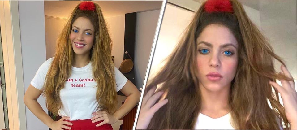 Shakira se disfraza de cachiporra para apoyar a sus hijos