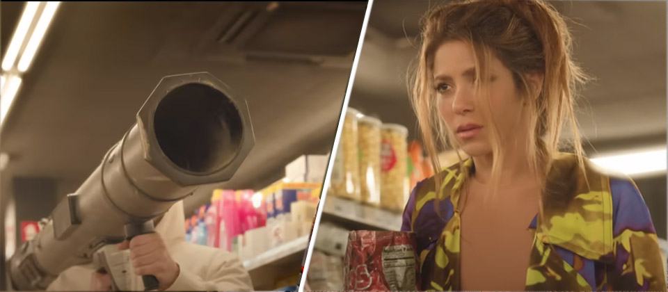 Así muestran a Gerard Piqué en el nuevo video de Shakira, Monotonía