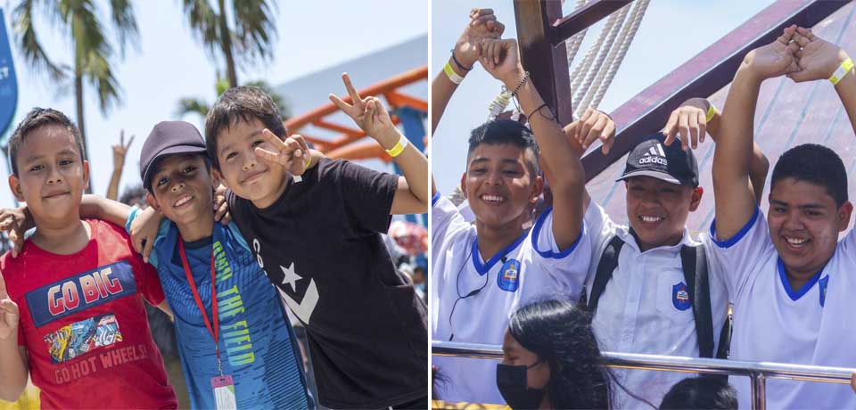 Estudiantes de escuelas públicas se divierten totalmente gratis en las ruedas de Sunset Park