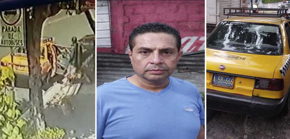Capturan a taxista que fue captado hurtando un tambo de gas en San Salvador