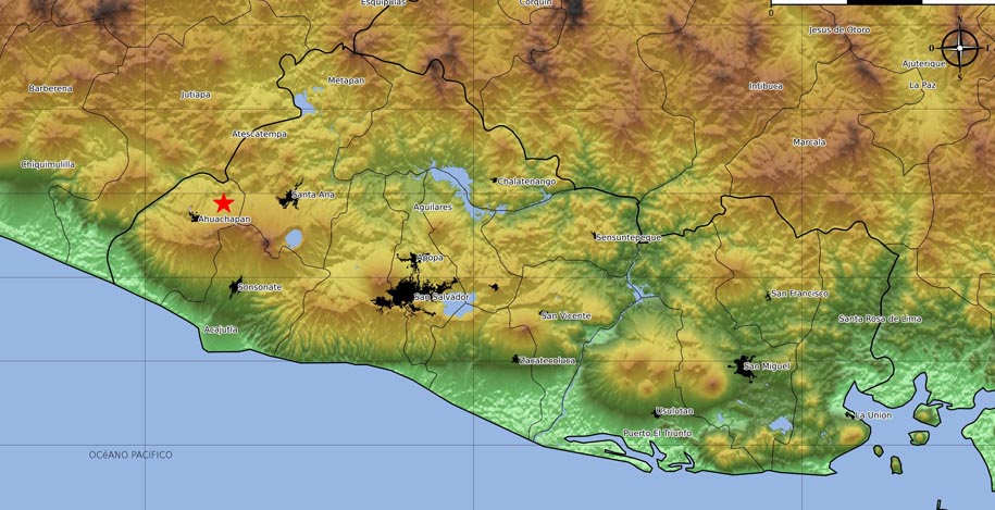 Sismo sacude la zona occidental del país, la mañana de este miércoles