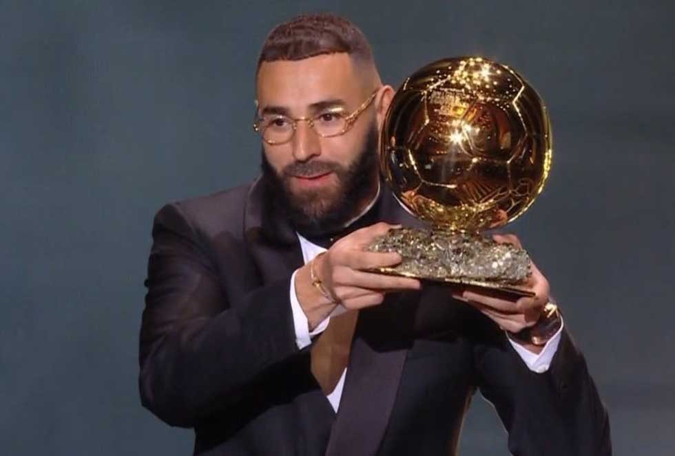 Karim Benzema gana el Balón de Oro 2022