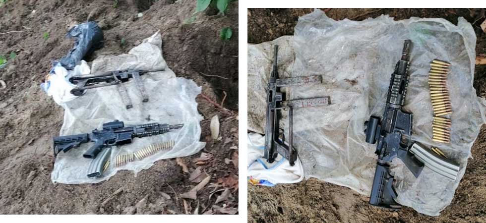 Descubren armas de grueso calibre enterradas por pandilleros en Soyapango