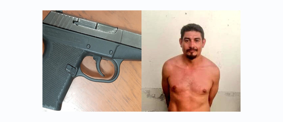 Arrestan a hombre ebrio y armado que intentó ingresar forzosamente a un restaurante