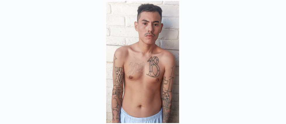 Esta cara le quedó a un pandillero tras salir del penal y ser recapturado para pasar décadas tras las rejas