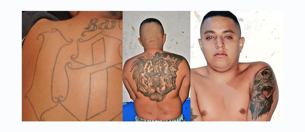 Capturan a palabrero del Barrio 18 que ocultó sus tatuajes para intentar burlar a la justicia