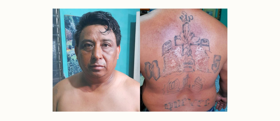 Arrestan a veterano MS que intentó borrar sus tatuajes por miedo al régimen de excepción