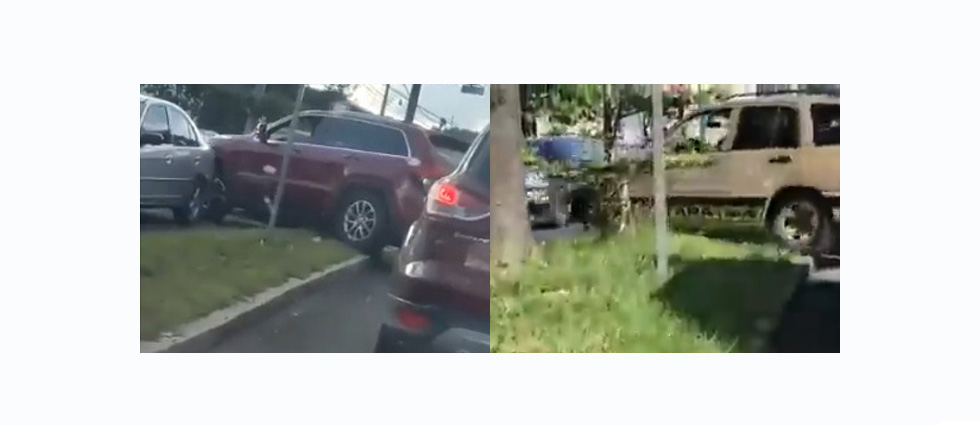 Captan a conductores irresponsables en Santa Elena haciendo giros prohibidos arriesgando a otros automovilistas
