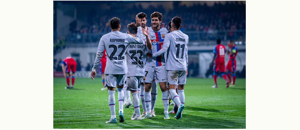 ¡Ahora sí! La ‘Xavineta’ exhibe su poderío en Champions y golea de visita al Viktoria Plzeň