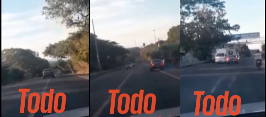 Conductor notablemente ebrio circula en la Troncal del Norte: «En bolsa lleva la cerveza»