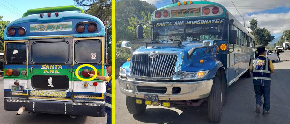 Imponen dos multas a buses de la ruta 216 por cometer estas faltas