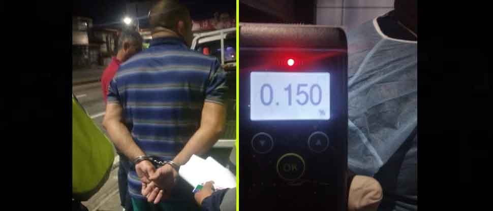 Capturan a conductor en estado de ebriedad tras poner en riesgo su vida y la de otras personas
