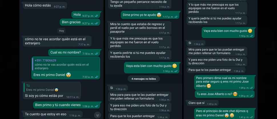 “Sí, soy tu primo Daniel”: Alertan sobre nueva forma de estafa por medio de popular aplicación de mensajería
