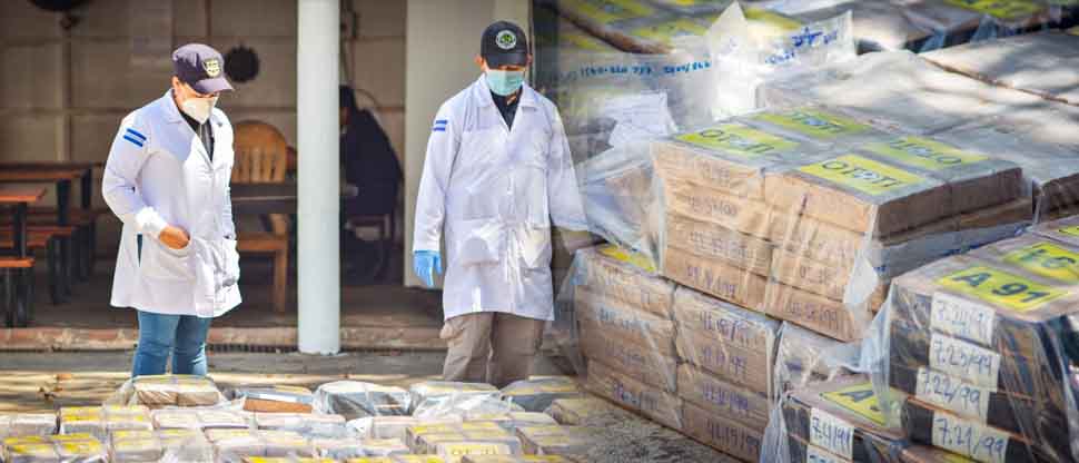Fiscalía coordina destrucción de droga incautada a ecuatorianos y valorada en $79 millones