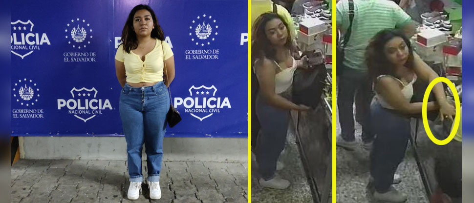En menos de 48 horas atrapan a ladrona captada robando en un establecimiento comercial