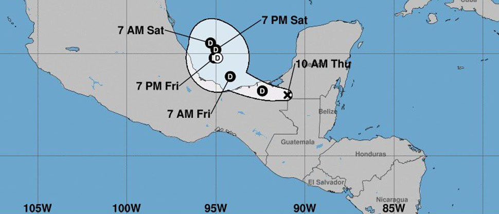Tormenta Lisa se degrada nuevamente y se convierte en depresión tropical