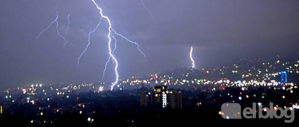 MARN prevé lluvias de fuerte intensidad para esta noche de lunes