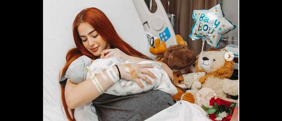 Nicolle Figueroa y su pareja anunciaron que pronto revelarán la cara de su hijo Zeus