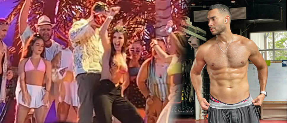 Novio de Adriana Hasbún la defiende tras las críticas por bailar con Bad Bunny