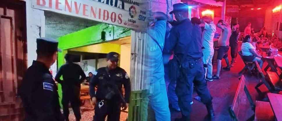 Autoridades realizan requisa en busca de ilícitos al interior de centros de tolerancia en Soyapango