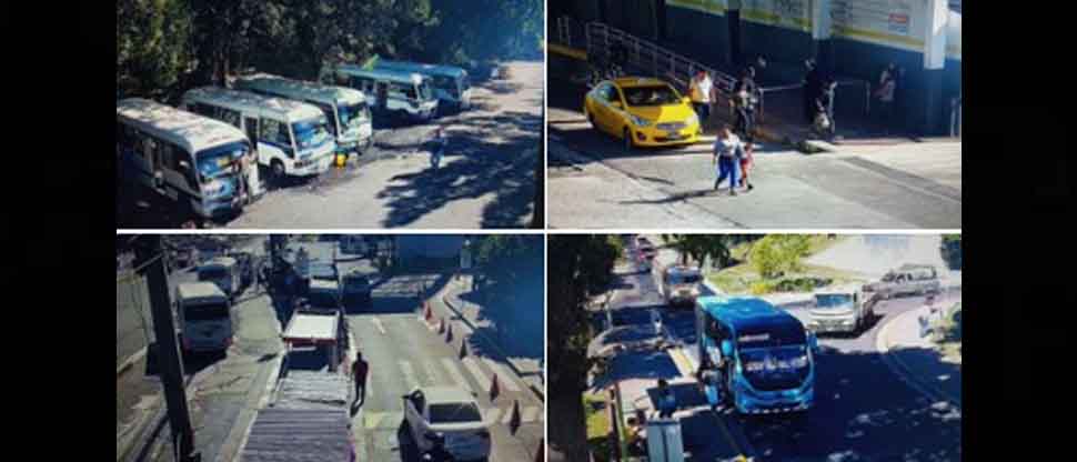 PNC monitorea terminales de buses con sistema de videovigilancia para ubicar a sujetos que se dedican a delinquir