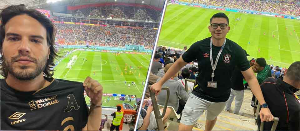 Aficionados de Alianza y Águila presentes en la Copa del Mundo