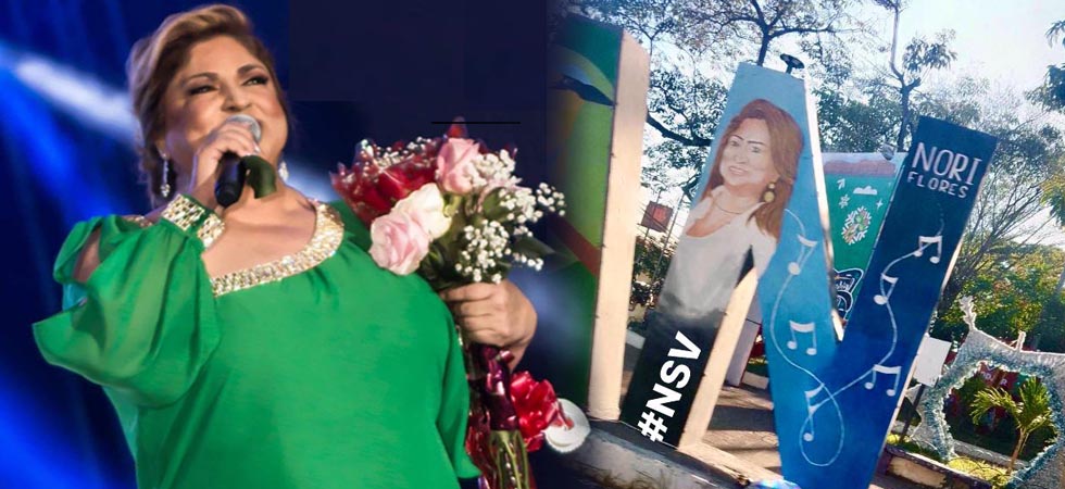Tras críticas, modifican retrato de Nory Flores en el parque de San Vicente