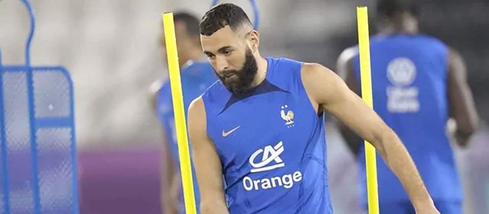 Benzema se retira lesionado del entrenamiento de Francia