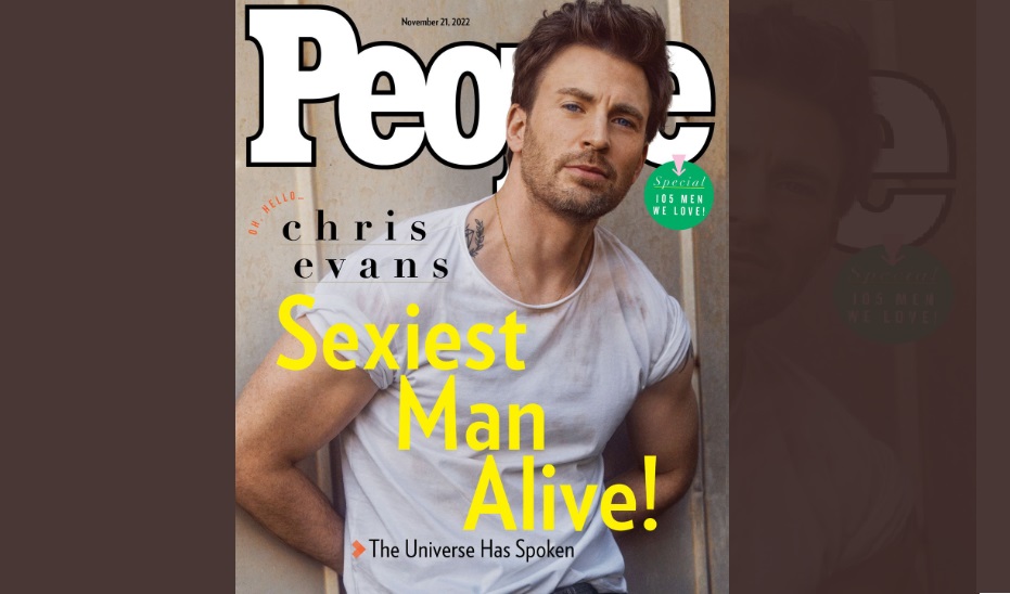 Chris Evans es nombrado «el hombre vivo más sexy» de la revista People