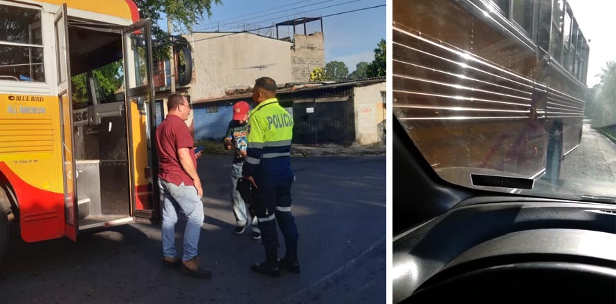 Capturan a busero que puso en riesgo la vida de muchas personas al conducir en sentido contrario