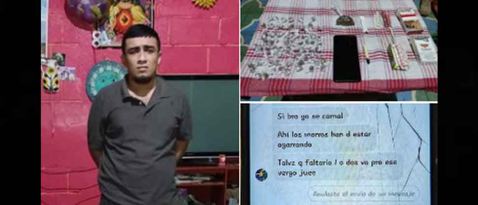 Capturan a colaborador de la MS que comercializaba drogas para financiar a la pandilla