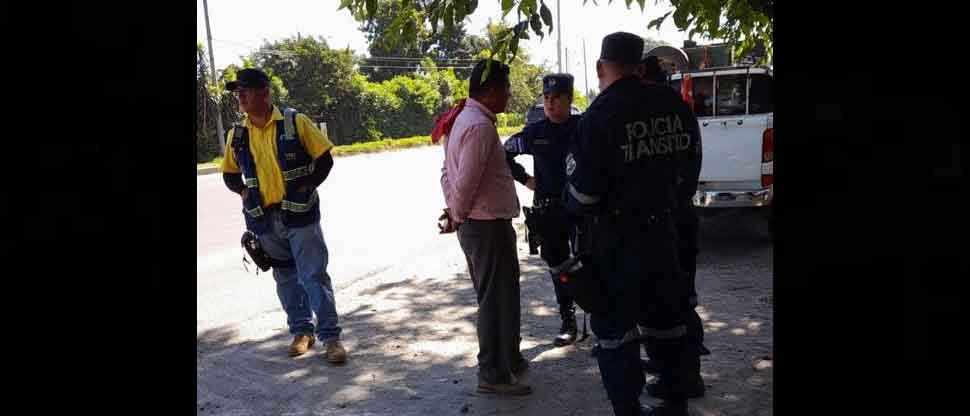 VMT sorprende a conductor que portaba licencia de conducir falsificada